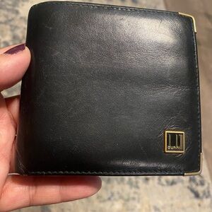 Dunhill Men's Black Leather Wallet